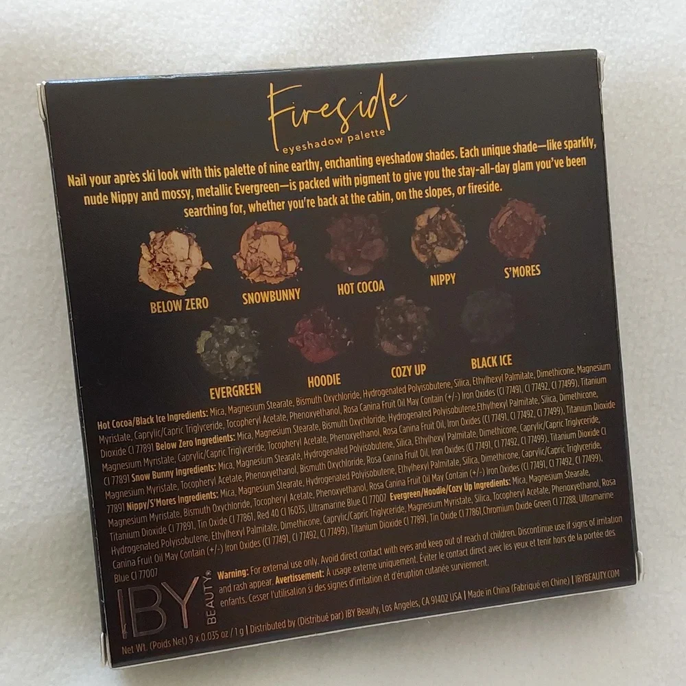IBY Beauty Fireside Eyeshadow Palette